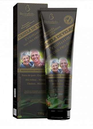 CANELA DE VELHO PREMIUM COM ORA-PRO-NOBIS - 150G - POMADA MASSAGEADORA