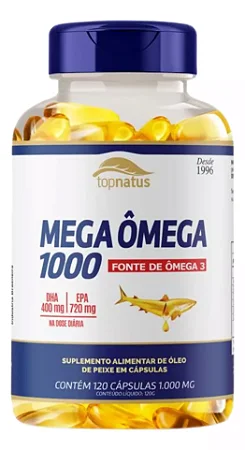 MEGA OMEGA 3 - 1000 MG X 60 CAPS