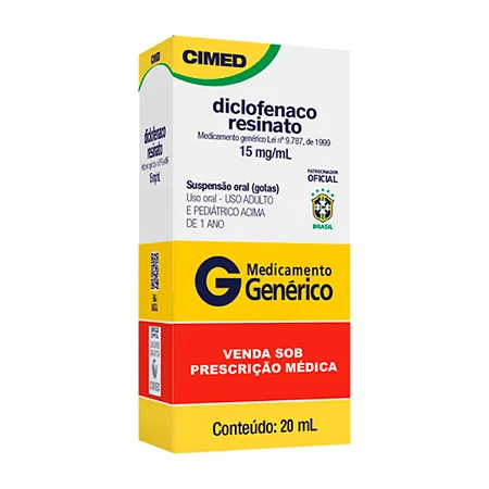 DICLOFENACO RESINATO GOTAS - 20 ML