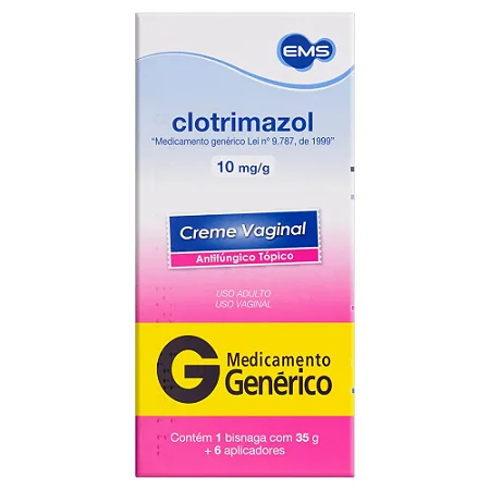 CLOTRIMAZOL 10MG/G - CREME VAGINAL - 35G + APLICADOR