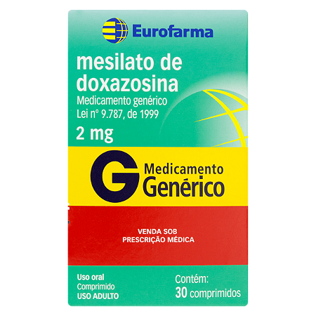 MESILATO DE DOXAZOSINA 2 MG X 30 COMPRIMIDOS