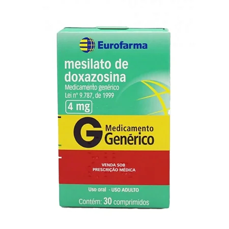 MESILATO DE DOXAZOSINA 4 MG X 30 COMPRIMIDOS