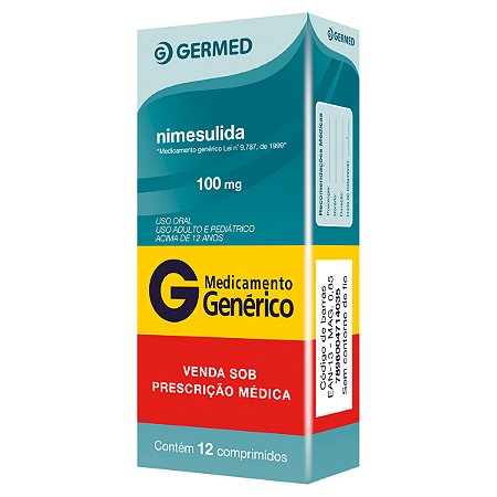 NIMESULIDA 100 MG X 12 COMPRIMIDOS