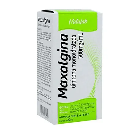 MAXALGINA 500MG/ML X 20 ML - (DIPIRONA)
