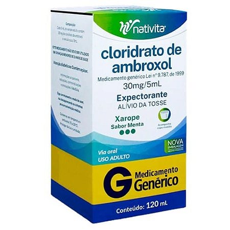 AMBROXOL 30 MG/ 5ML X 120 ML - XAROPE ADULTO