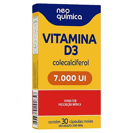 VITAMINA D3 7.000 UI X 30 CAPSULAS