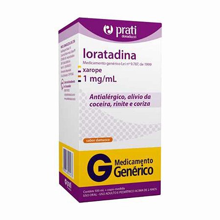 LORATADINA 1 MG/ML X 100 ML - XAROPE