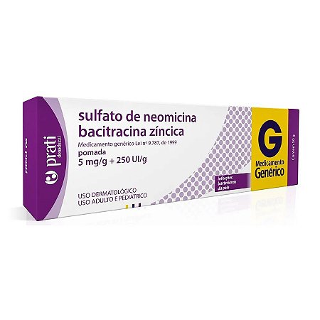 SULFATO DE NEOMICINA + BACTRACINA ZINCICA - 15G
