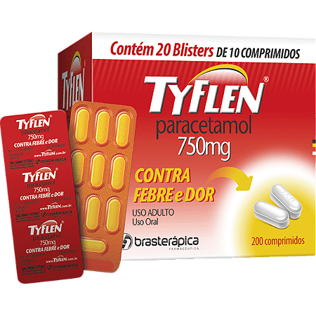 TYFLEN 750 MG X 200 COMPRIMIDOS (20 BLISTERS X 10 COMP)