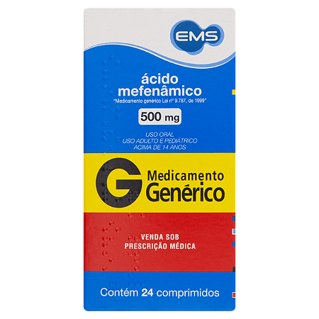ACIDO MEFENAMICO 500 MG X 24 COMPRIMIDOS
