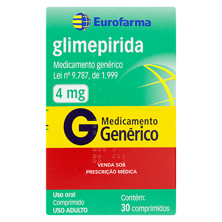 GLIMEPIRIDA 4 MG X 30 COMPRIMIDOS