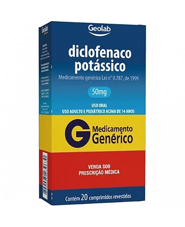 DICLOFENACO POTASSICO 50 MG X 20 COMPRIMIDOS
