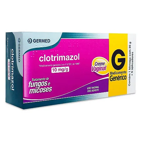 CLOTRIMAZOL 10MG/G - CREME VAGINAL - 35G + 6 APLICADOR