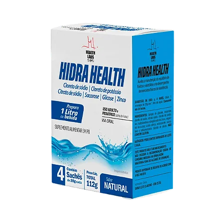 HIDRA HEALTH - C/ 4 SACHES X 28G - NATURAL