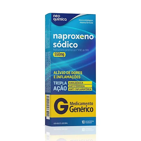 NAPROXENO 550 MG X 10 COMPRIMIDOS