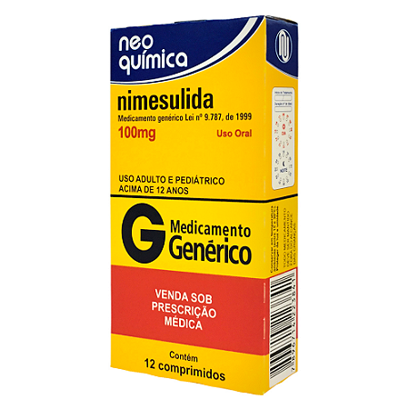 NIMESULIDA 100 MG X 12 COMPRIMIDOS