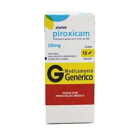 PIROXICAM 20 MG X 15 CAPSULAS GEL DURAS