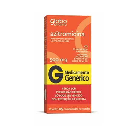 AZITROMICINA 500 MG X 5 COMPRIMIDOS