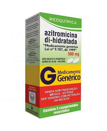 AZITROMICINA 500 MG X 3 COMPRIMIDOS