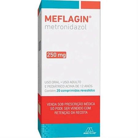 MEFLAGIN - (METRONIDAZOL) - 250 MG X 20 COMPRIMIDOS