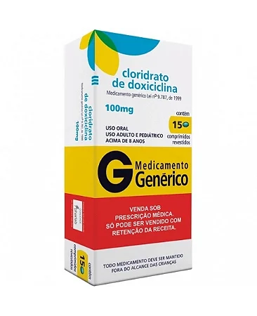CLORIDRATO DE DOXICILINA 100 MG X 15 COMPRIMIDOS