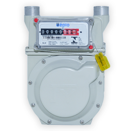 Medidor De Gas Volumétrico Aepio STANDART G 1.0 CONEXAO 3/8
