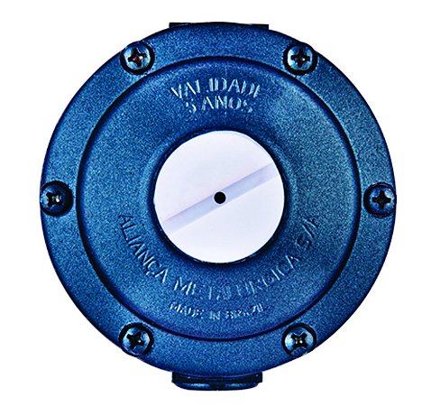 Regulador De Gas Aliança Segundo Estagio 506/03 Az 7Kg/H Ce: 1/8” Npt - Cs: 3/8” Npt