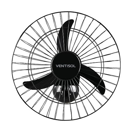Ventilador Oscilante Parede 50Cm Preto Gr Aco Pr Ch Hh Premi