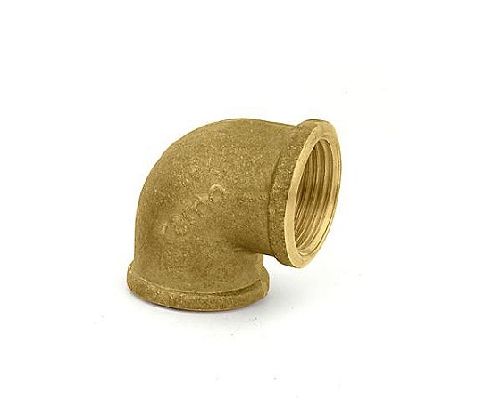 Cotovelo Latão Bronze Ramo B 22 RM 3/4"