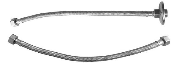 Flexivel 1/2 40Cm Macho X Femea Com Canopla, Emmeti