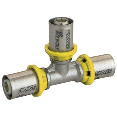 Tee Redução De Gas 32X26X32 Multi Gás, Emmeti