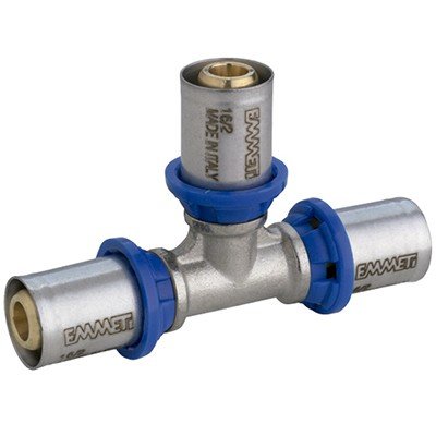 Tee Prensar 20Mm Água, Emmeti