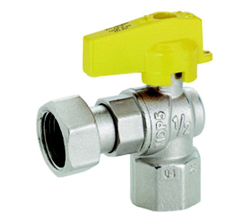 Registro Angular Norma Gas 1/2Femea X1/2-Ptg, Emmeti