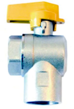 Registro Esfera Angular Para Gas 3/4"Ff, Emmeti
