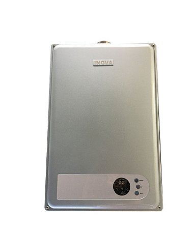 Aquecedor de Agua a Gás Eletrônico IN-350DGN_SILVER Inova Pr