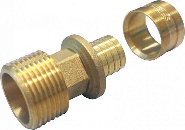 Conector Fixo Macho Longa 25Mmx3/4" Pex, Emmeti