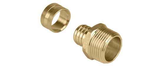 Conector Fixa Macho 32X1.1/4" Pex, Emmeti