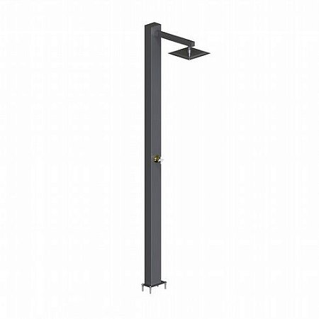 Chuveiro N/ Eletrico Inox Square Sodramar