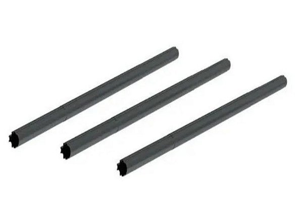 Tubo Aluminio (03 Tubos 2,70Mt) P/ Enrolador Inox Sodramar
