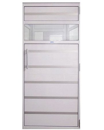Porta Rev. Alumínio Bco 990X1990Mm C/ Ctr. Marco Sodramar