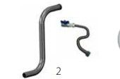 Kit Instalacao Flexivel Inox 1 1/2 P/ Gv 6/9/12Kw Sodramar