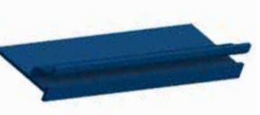 Perfil Rebaixado Pvc Azul Sodramar
