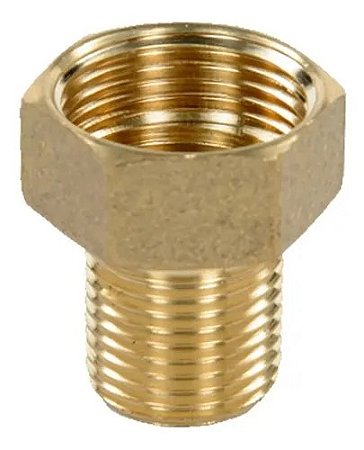 Bucha Latão Invertida Bronze Ramo RM 1/2" RF 3/4"