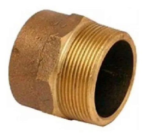 Conector Latão Macho Conector Bronze Ramo B 35 RM 1.1/4" Com