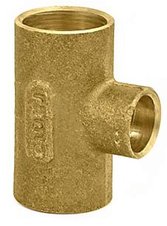Tee Redução Central Bronze Ramo B 35 B 15