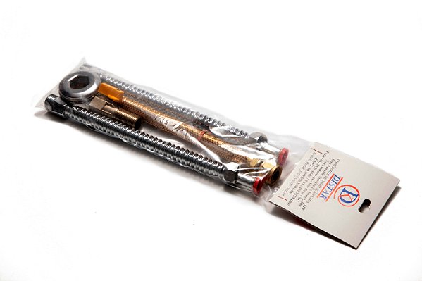 Kit Ligação 40CM Água MF1/2 X Gás M1/2xF3/4 (Registro Angula