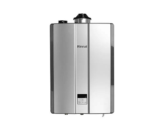 Aquecedor de Agua a Gás Eletrônico 40L C40 Rinnai GN Prata 2