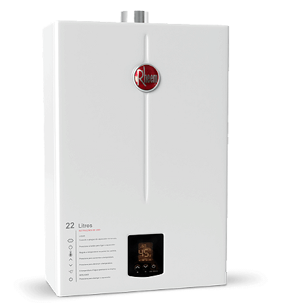 Aquecedor a Gás Eletrônico 22 l/min RB3AP22PVPTIN Rheem Bran