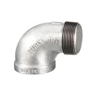 Cotovelo Macho Femea 3/4 NPT Media Pressao Tupy Preto