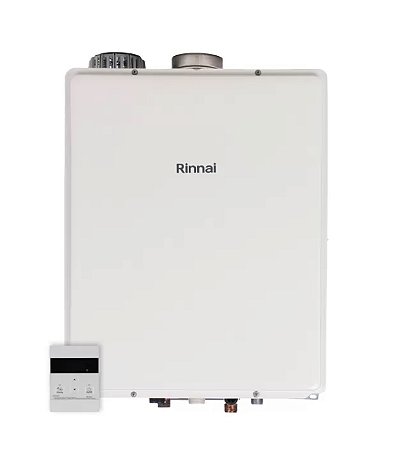 Aquecedor de Agua a Gás Eletrônico 43L E43 Rinnai GN Branco